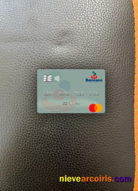 Venezuela Banesco Banco Universal mastercard photolook